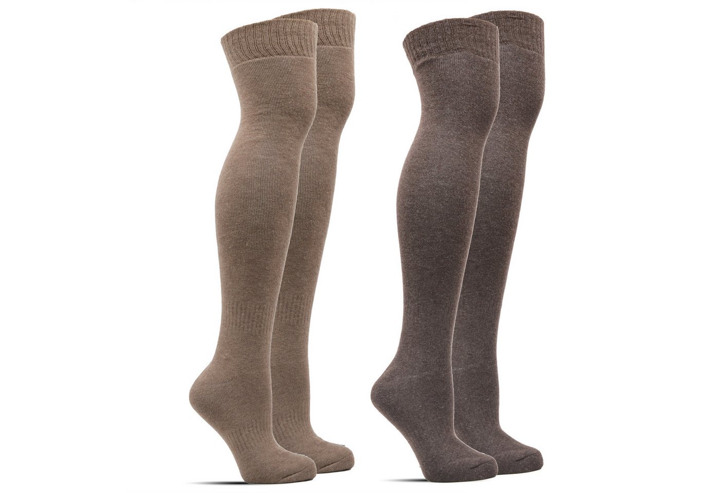 Frostfighter Overknees Damen Thermo Overknees (2-Paar) Vollfrottee Innenfutter von Frostfighter