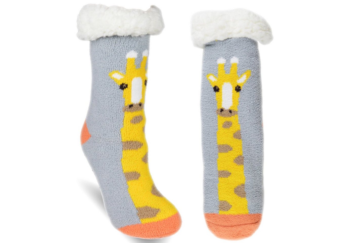 Frostfighter Socken Hüttensocken (1 Paar) ABS-Sohle, Innenfutter, Kuschelsocken, Haussocken von Frostfighter