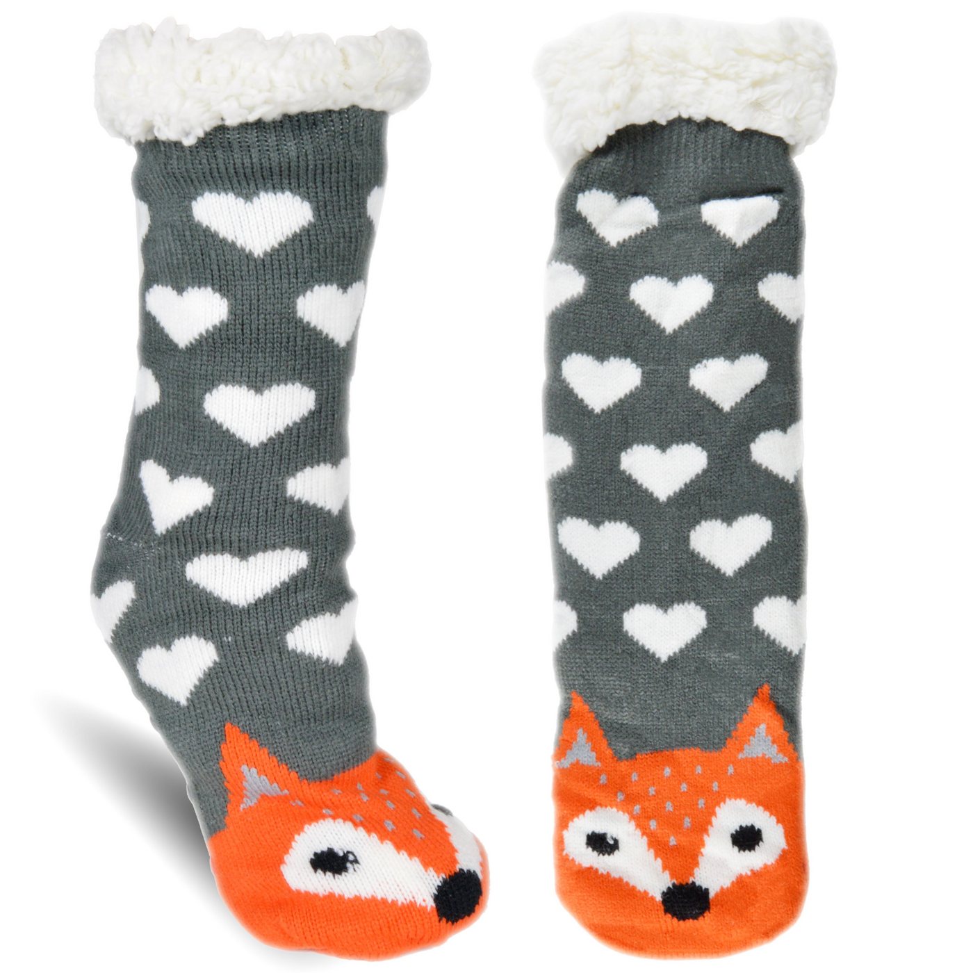 Frostfighter Socken Hüttensocken (1 Paar) ABS-Sohle, Innenfutter, Kuschelsocken, Haussocken von Frostfighter