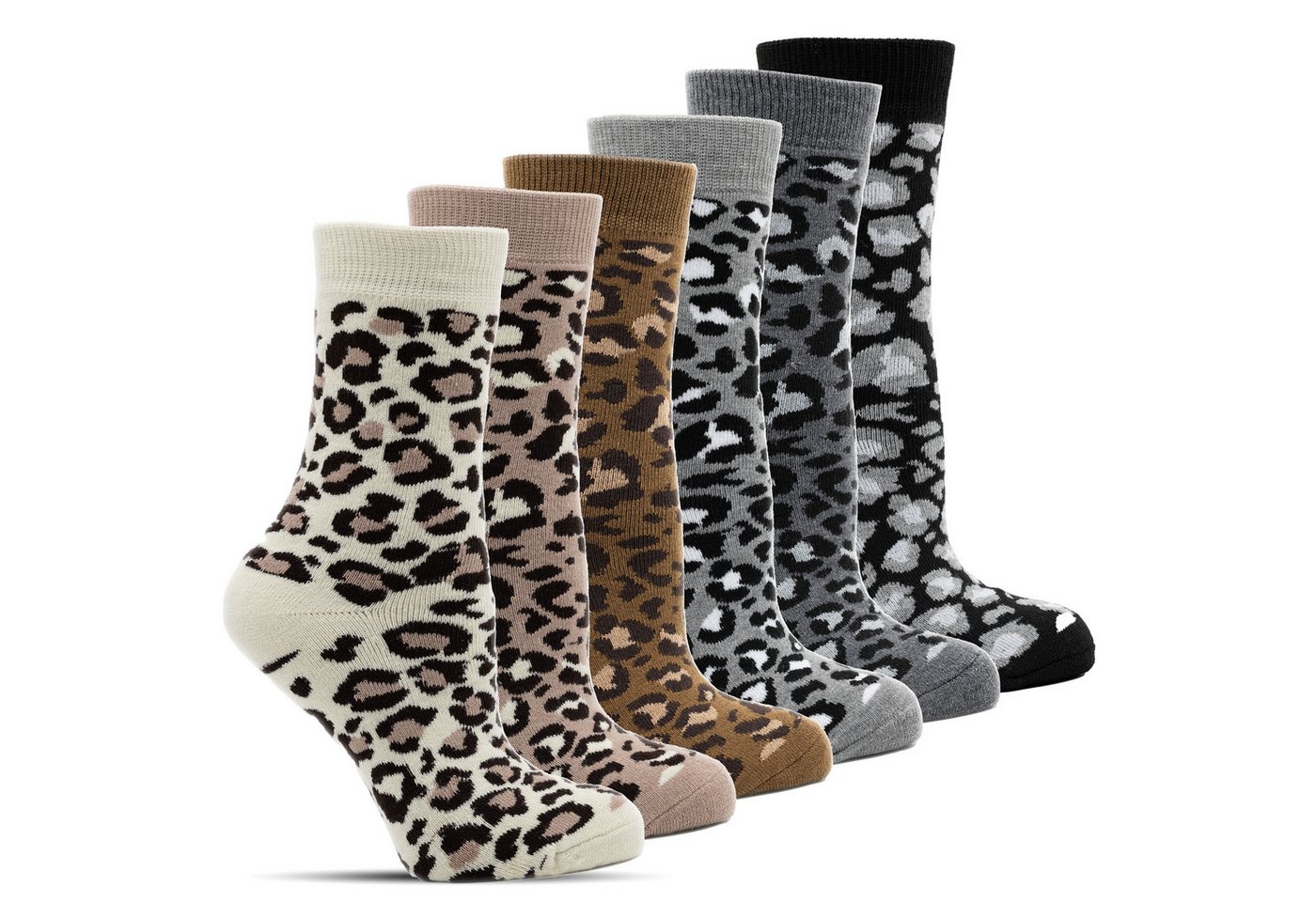 Frostfighter Thermosocken Damen Wintersocken (6-Paar) dicke warme gefütterte Socken aus Baumwolle von Frostfighter