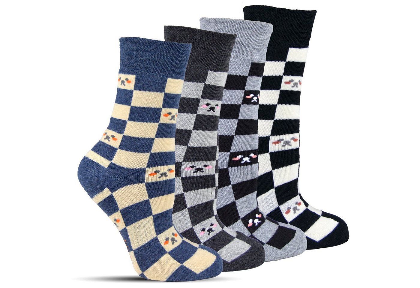 Frostfighter Thermosocken Damen Wintersocken ohne Gummi (6-Paar) fusselfreies Vollfrottee Innenfutter, warme dicke Socke, Diabetiker von Frostfighter