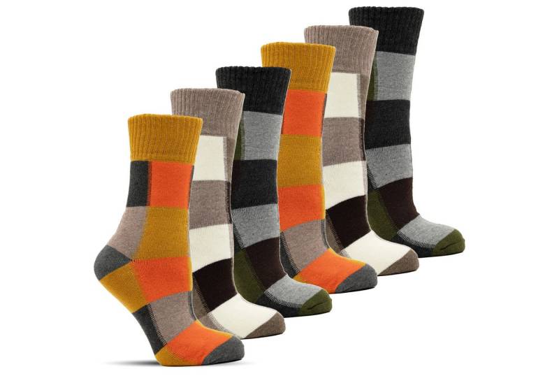 Frostfighter Thermosocken Herren Wintersocken (6-Paar) dicke gefütterte Strümpfe, warm, weich & komfortabel von Frostfighter