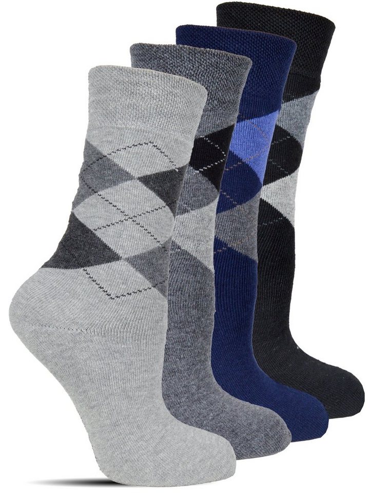 Frostfighter Thermosocken Herren Wintersocken ohne Gummi (6 Paar) Anitipilling Innenfutter, Vollfrottee Innenfutter von Frostfighter