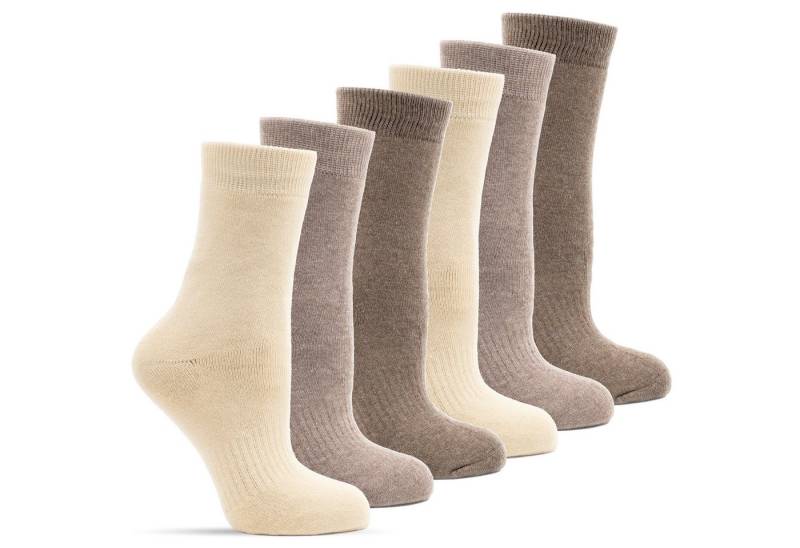 Frostfighter Thermosocken Wintersocken ohne Gummi für Damen (6 Paar) Anitipilling Innenfutter, Vollfrottee Innenfutter von Frostfighter