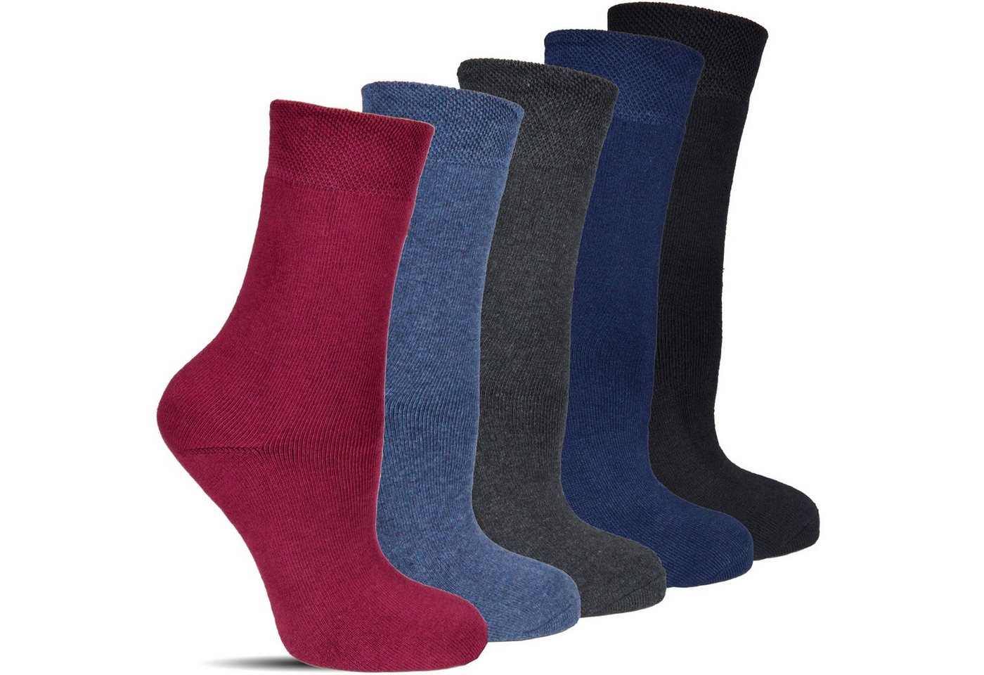 Frostfighter Thermosocken Wintersocken ohne Gummi für Damen (6 Paar) Anitipilling Innenfutter, Vollfrottee Innenfutter von Frostfighter