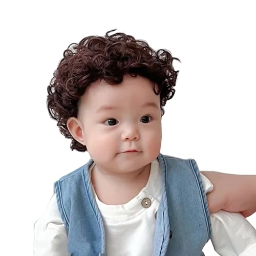 Baby Mädchen Perücke Kopfbedeckung Niedliche Kleinkinder Haarschmuck Cosplay Schöner Haarteil Kopfschmuck Für Neujahrsparty von Frotox