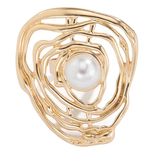 Elegante Perlen Verschönerte Metallringe Verstellbare Offene Fingerringe Elegantes Accessoire Für Frauen Täglich Und Partykleidung von Frotox