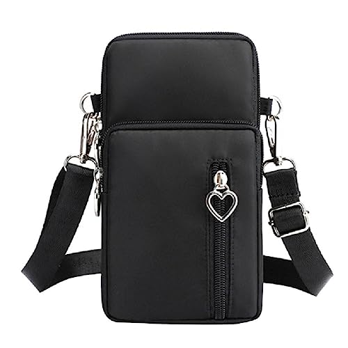 Frotox Anti Diebstahl Geldbörsen Tasche Mini Handytasche Modische Umhängetasche Nylon Geldkartenhalter Handtasche Haspe Umhängetasche Handtasche von Frotox