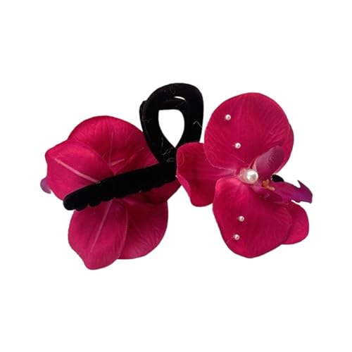 Frotox Elegante Blumen Haarnadel Eleganter Und Praktischer Haarschmuck Moderner Kopfbedeckungsclip Für Damen Haarspangen Zubehör Usw. von Frotox