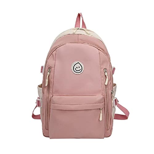 Frotox Schulrucksack Für Damen Einfarbig Laptop Rucksack Schultasche Teenager Mädchen Große Kapazität Reiserucksack High School Rucksäcke von Frotox