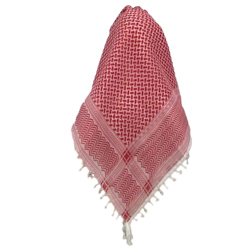 Frotox Wüsten Shamagh Schal Absorbieren Arabisches Kopftuch Unisex Keffiyeh Bandana Kopftuch Arabischer Schal Kopfbedeckung Wüstenerkundung Arabisches Kopftuch von Frotox