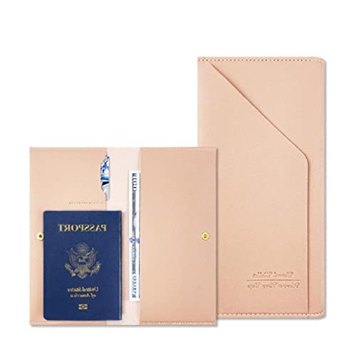 Lover Couple Passport Card Cover Cute Wallet Money Case for Women Men Wedding Gift Travel Wallets Passport Protector, rose von Frotox