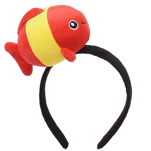 Lustiges Hummerfisch Stirnband Niedlicher Stofftier Haarreifen Für Frauen Und Mädchen Haarschmuck Halloween Kopfschmuck Stofftier Stirnbänder von Frotox