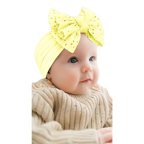 Trendiges Baby Turban Stirnband Exquisites Baby Stirnband Elastisches Haarband Bequem Dehnbar Haarschmuck Für Mädchen Fotografie Requisiten Für Babys von Frotox