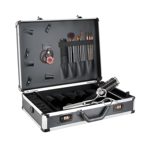Barber Case Organizer Clipper Trimmer Werkzeughalter Leicht & Reinigen Box Lock OrganizerBox Organizer Box Tragbarer Haarschneider Styling Tool Travel Carry Case Mit Schloss von Froulaland