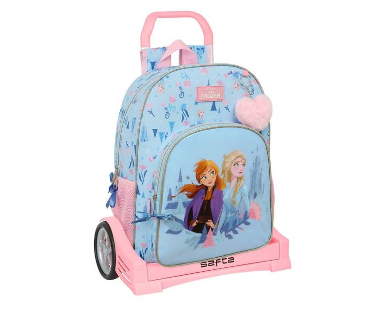 Frozen Rucksack Kinder Rucksack mit Rädern Frozen Ice magic Blau 33 x 42 x 14 cm von Frozen