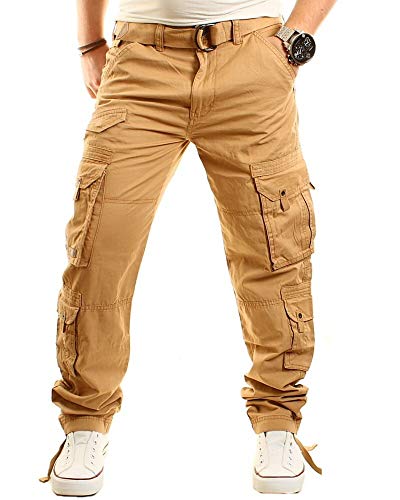 Früchtl Herren Cargo Hose, Khaki, W31/L34 von Früchtl