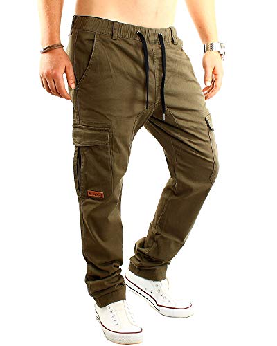 Früchtl Herren Cargo Hose Olive W32/L32 von Früchtl