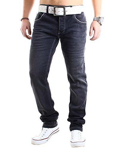 Früchtl Herren Jeans, Black, W32/L34 von Früchtl