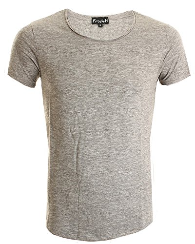 Früchtl Herren T-Shirt, Dark-Grey-Melange, L von Früchtl