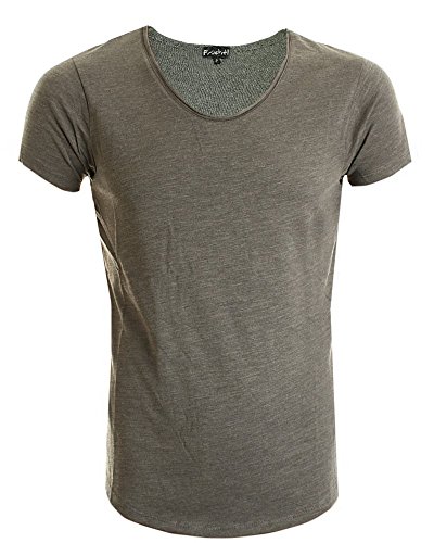 Früchtl Herren T-Shirt, anthrazit-Melange, S von Früchtl