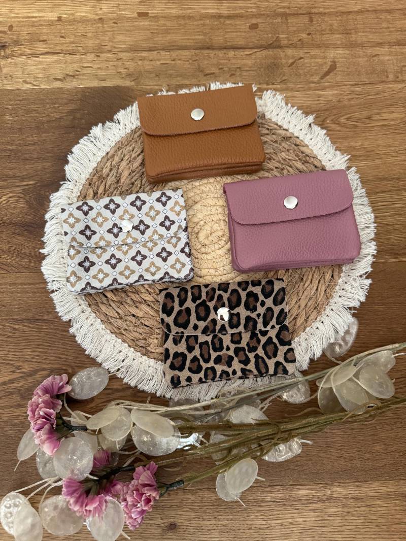 Kleine Leder Geldbörse | Umschlagmethode Portemonnaie Kleingeld Budgeting von Fruehlingserwachen