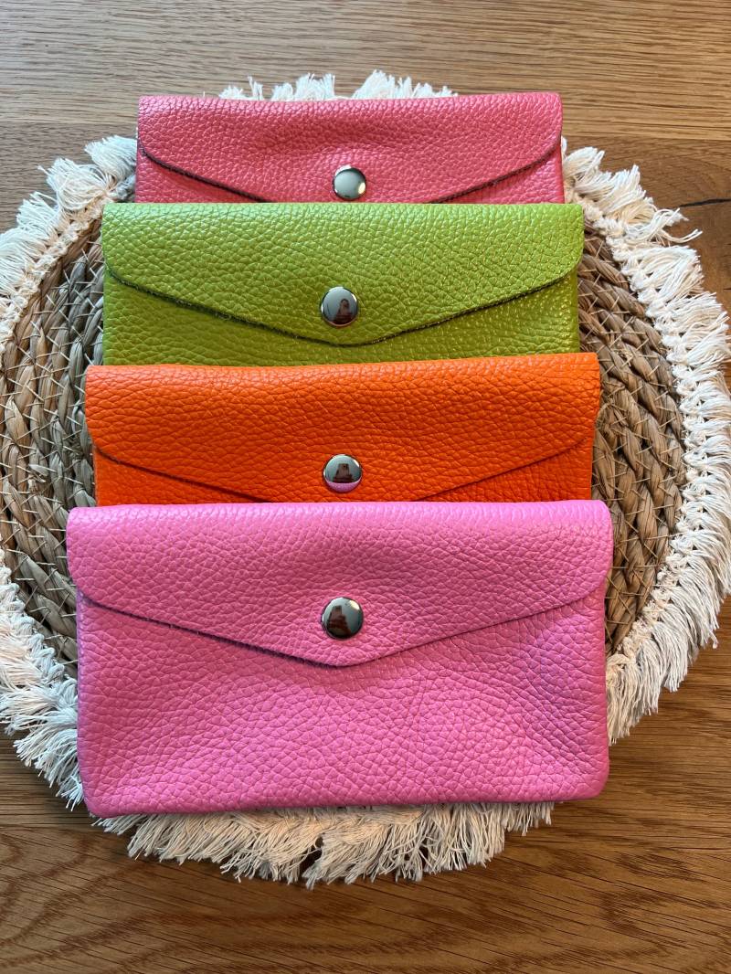 Leder Geldbörse | Portemonnaie Weiches Material Umschlagmethode von Fruehlingserwachen
