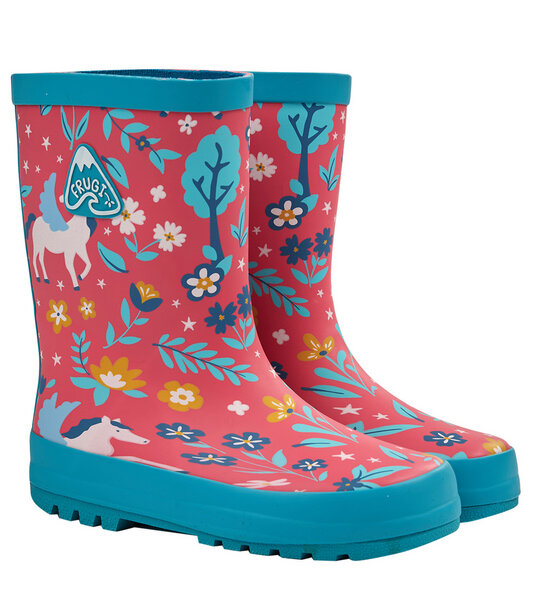 Frugi Bunte Kinder Gummistiefel aus Naturkautschuk von Frugi