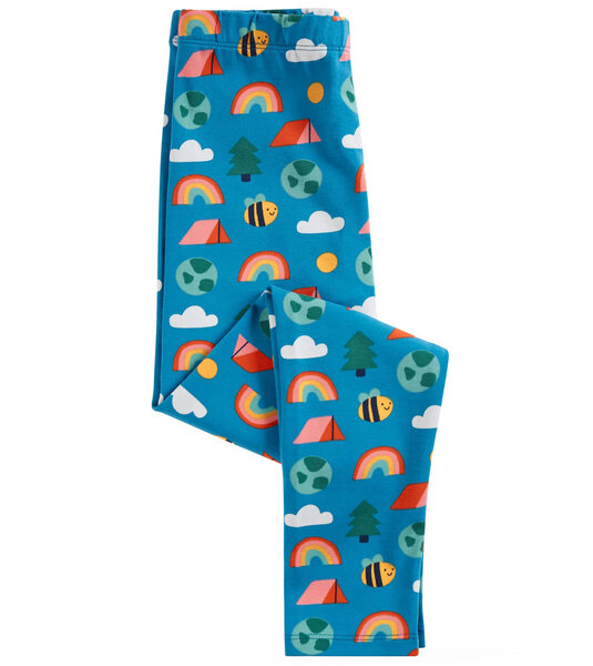 Frugi Bunte Mädchen Leggings aus Bio-Baumwolle von Frugi