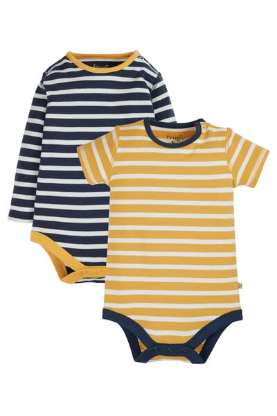 Frugi Langarm und Kurzarm-Body im Set von Frugi