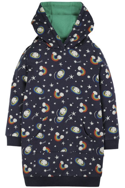 Frugi Mädchen Sport Kleid Regenbogen mit Kapuze von Frugi