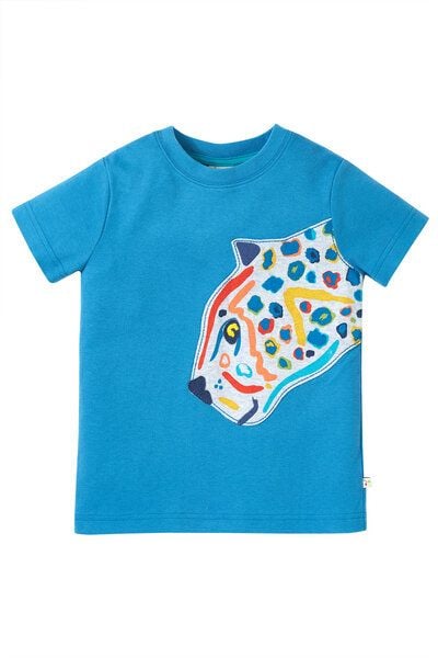 Frugi T-Shirt mit Jaguar, Kurzarm von Frugi