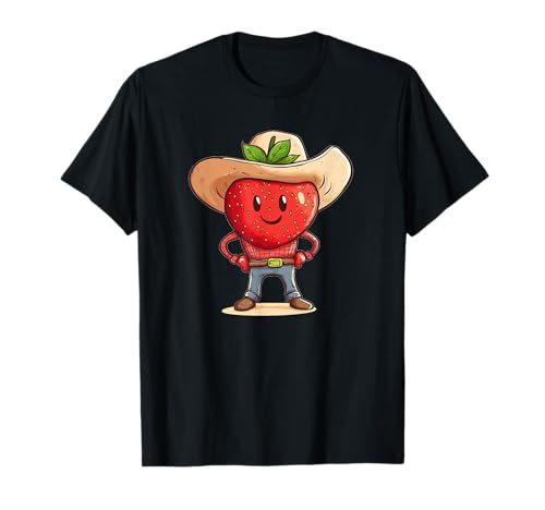 Schöne Cowboy-Erdbeere für Jungen und Mädchen T-Shirt Schöne Cowboy-Erdbeere für Jungen und Mädchen T-Shirt von Fruit Cowboy Outfit
