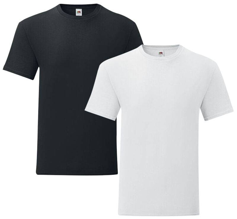 Fruit Of The Loom - Rockabilly T-Shirt - Iconic T-Shirt Bundle - S bis 5XL - für Männer - Größe XXL - multicolor von Fruit Of The Loom