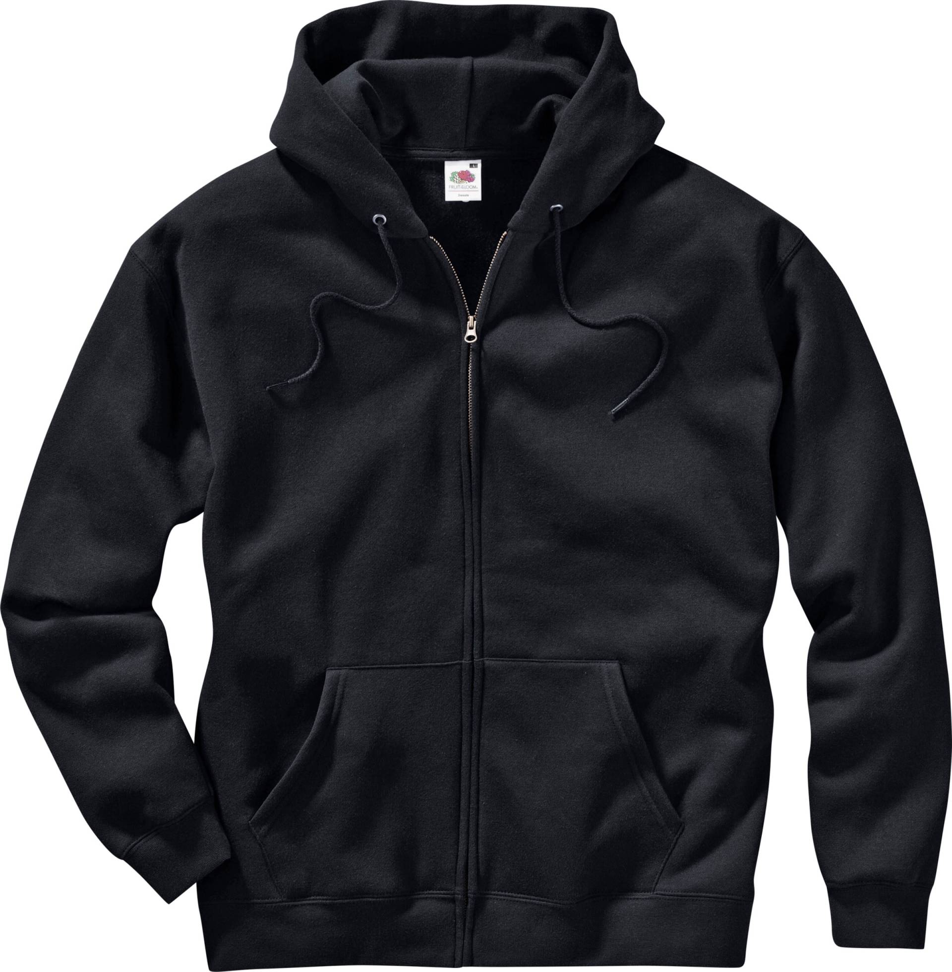 Sieh an! Damen Sweatjacke schwarz von Fruit Of The Loom