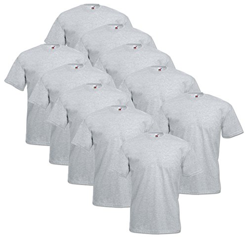 Fruit of the Loom Mens Valueweight T-Shirt 10-Pack von Fruit of the Loom