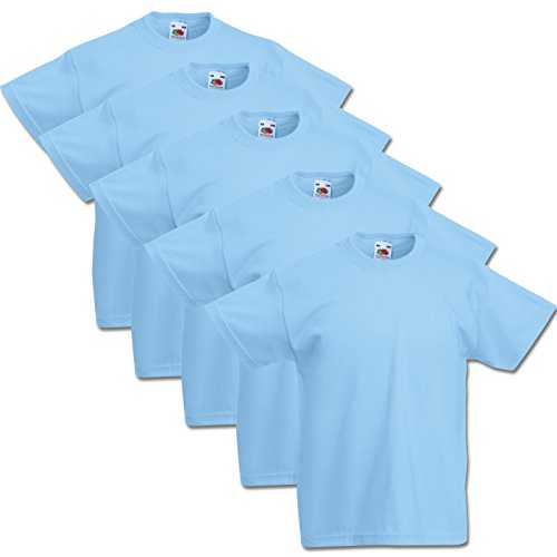 Fruit of the Loom Childrens Valueweight T-Shirt 5-Pack von Fruit of the Loom