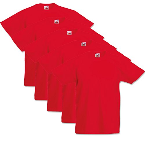 Fruit of the Loom Childrens Valueweight T-Shirt 5-Pack von Fruit of the Loom