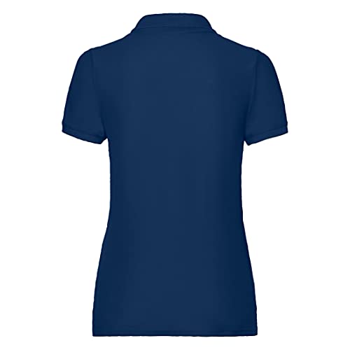 65/35 Polo Lady-Fit - Farbe: Navy - Größe: L von Fruit of the Loom