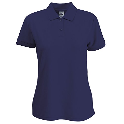 65/35 Polo Lady-Fit - Farbe: Navy - Größe: XS von Fruit of the Loom