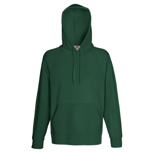 Classic Hooded Sweat - Farbe: Bottle Green - Größe: S von Fruit of the Loom