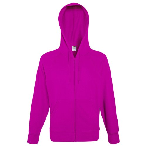 Classic Hooded Sweat - Farbe: Fuchsia - Größe: XXL von Fruit of the Loom
