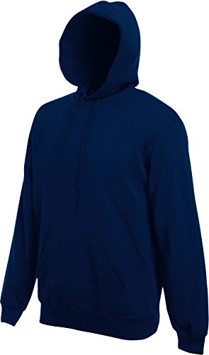 Classic Hooded Sweat - Farbe: Navy - Größe: L von Fruit of the Loom