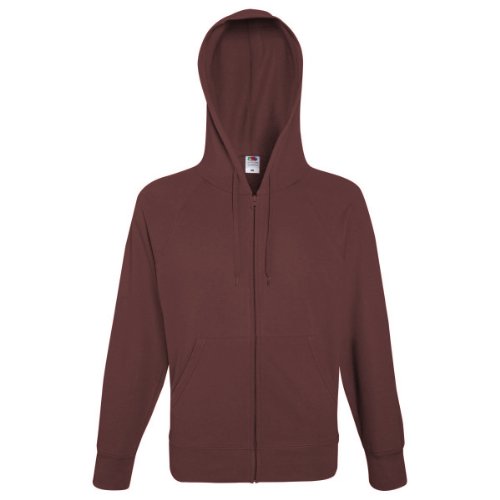 Classic Hooded Sweat - Farbe: Red - Größe: XXL von Fruit of the Loom