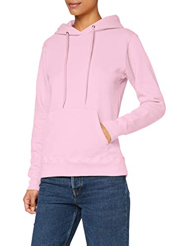 Classic Hooded Sweat Lady-Fit - Farbe: Light Pink - Größe: XXL von Fruit of the Loom