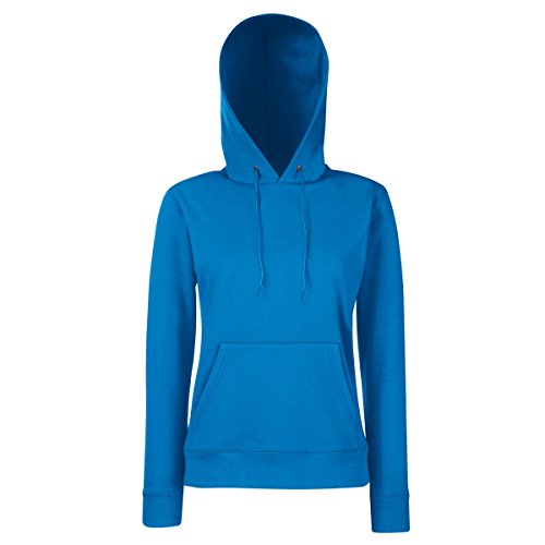 Classic Hooded Sweat Lady-Fit - Farbe: Royal - Größe: M von Fruit of the Loom