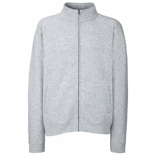 Classic Sweatjacke - Farbe: Heather Grey - Größe: S von Fruit of the Loom