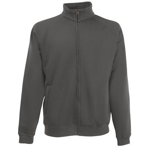 Classic Sweatjacke - Farbe: Light Graphite - Größe: S von Fruit of the Loom