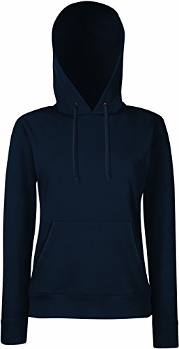 Damen Kapuzen Sweatshirt Hoodie Pullover Shirt verschiedene Größe und Farben - Shirtarena Bündel M,Deep Navy von Fruit of the Loom