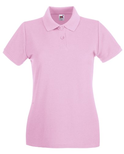 Damen Kurzarm Premium Polo T-Shirt Größen - Shirtarena Bündel von Fruit of the Loom